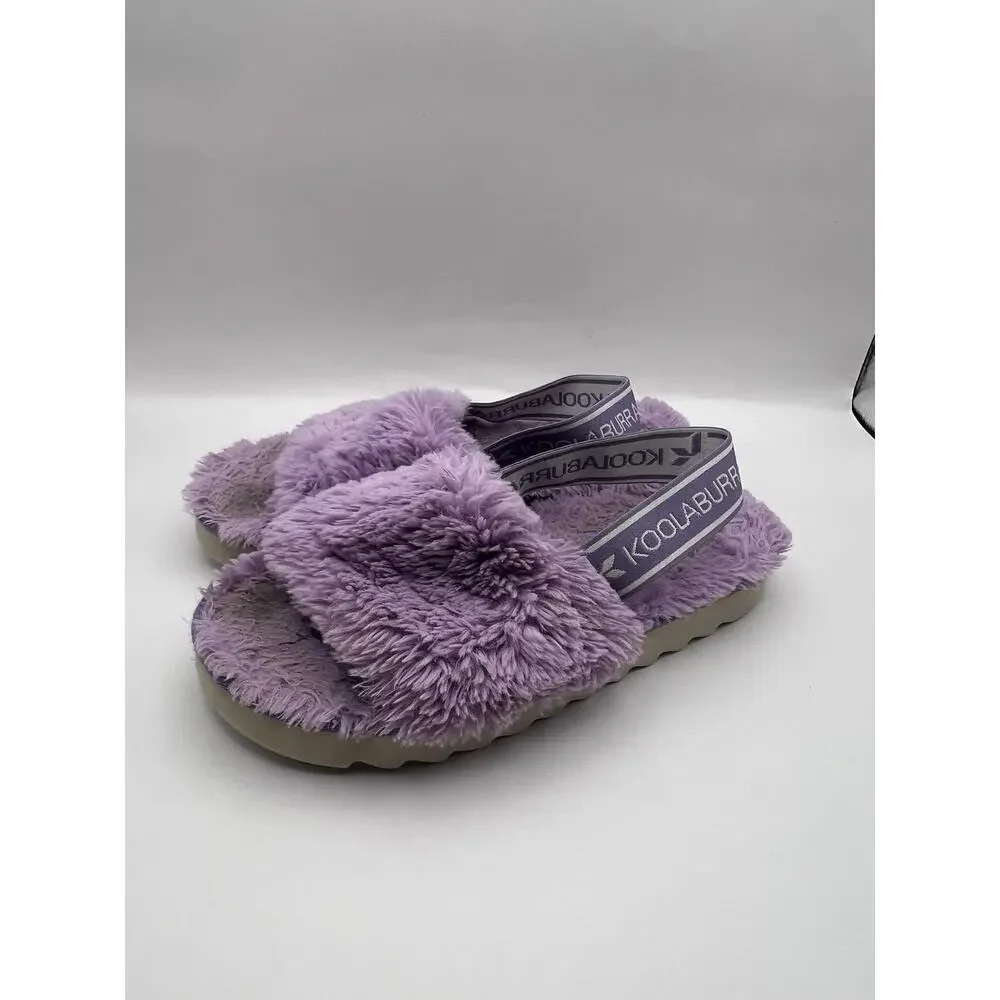 Kookaburra By Ugg Fuzz’n Purple Slippers Kids Size 3